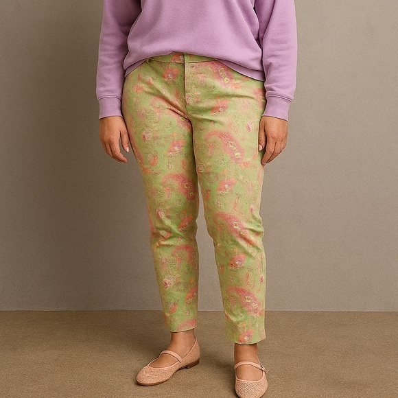 Ralph Lauren Pants - Ralph Lauren Women’s Colorful Paisley Print Pants